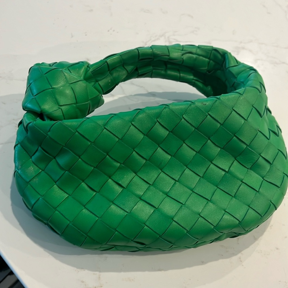 Bottega Venetta green mini Jodie bag